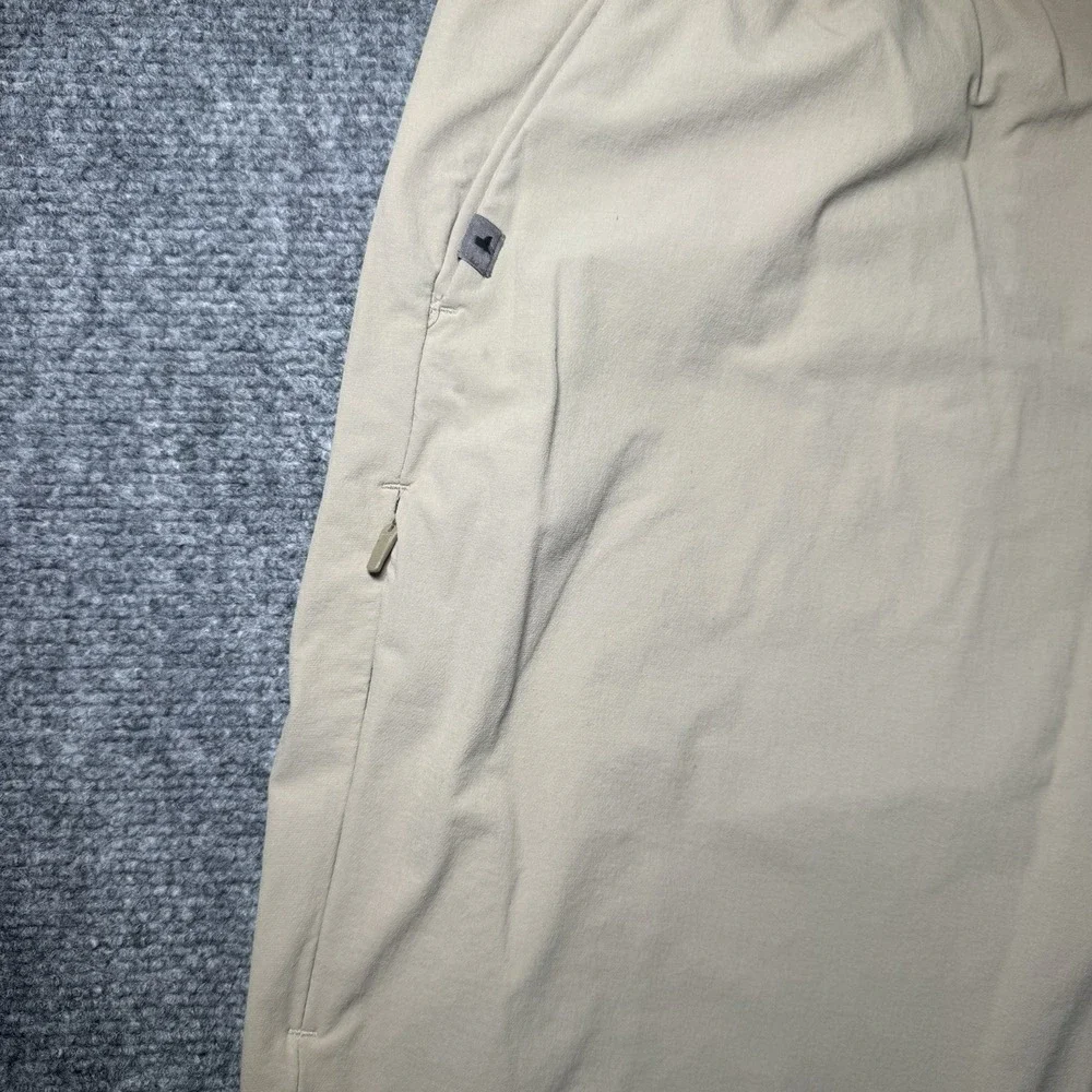Figs Pro Scrub Pants Adult Large Beige Brown 5 Pocket Performance ~ 32X31